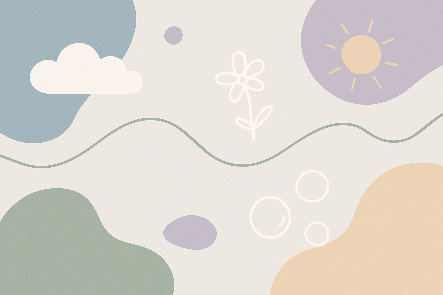 Medium-light playful modern website background
